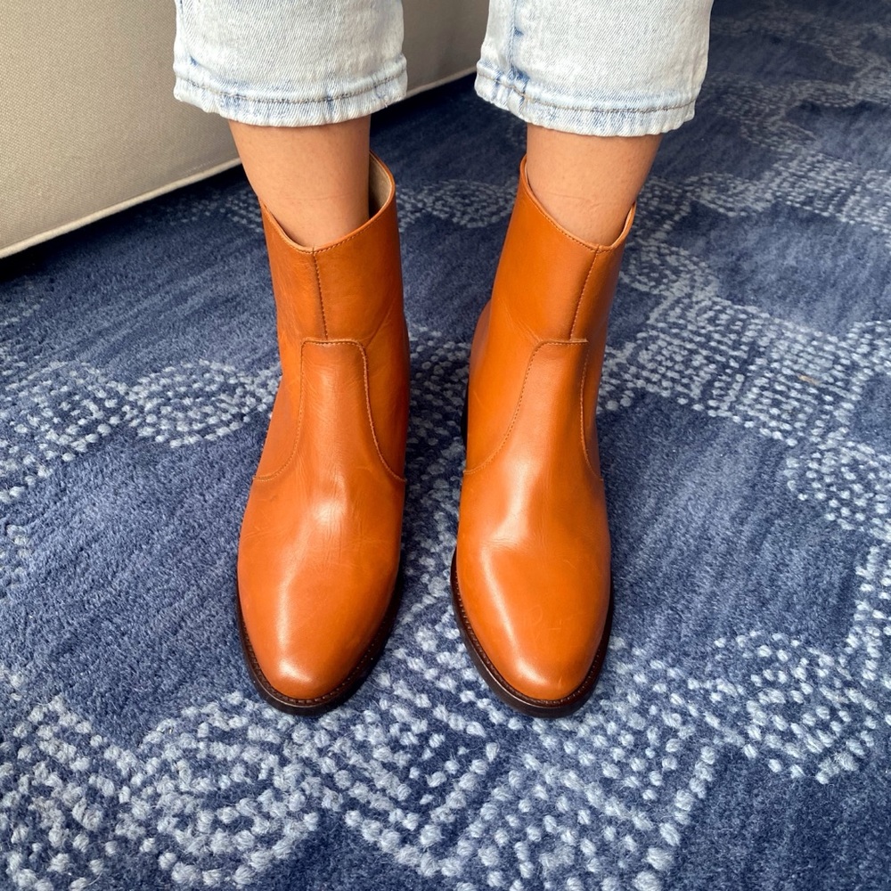 π ANTONIO DE FARIA TAN GENUINE LEATHER BOOTIES! - Picture 9 of 12